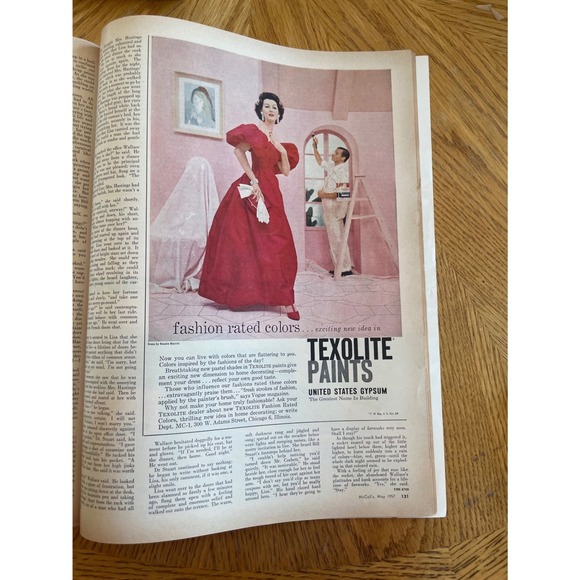 Vintage McCalls Magazine May 1957 Audrey Hepburn Funny Face Betsy McCall Dolls - Picture 15 of 16